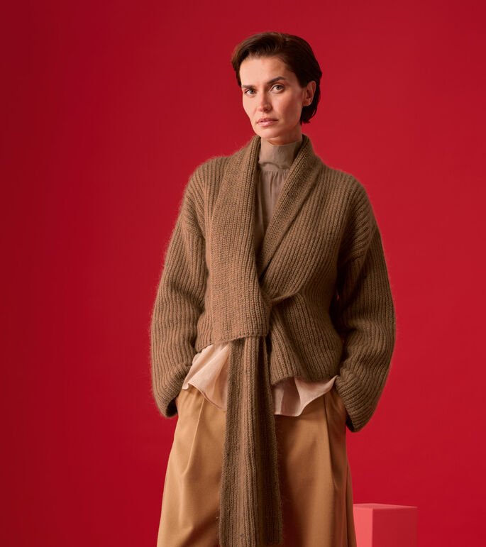 Lana Grossa JACKET Ecopuno & Natural Superkid Tweed