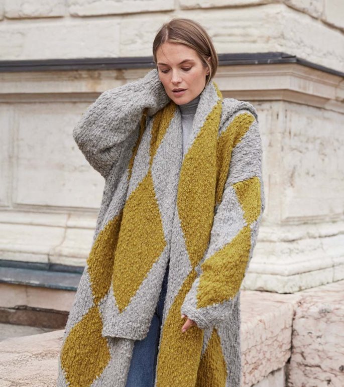 Lana Grossa OVERSIZED COAT Caramella