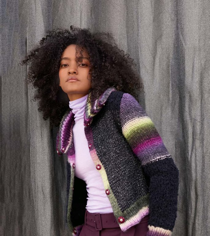 Lana Grossa JACKET Lucida, Bomba & Orsetto