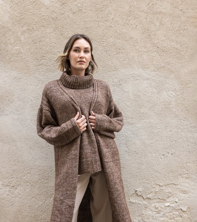 Lana Grossa COAT Natural Alpaca Pelo