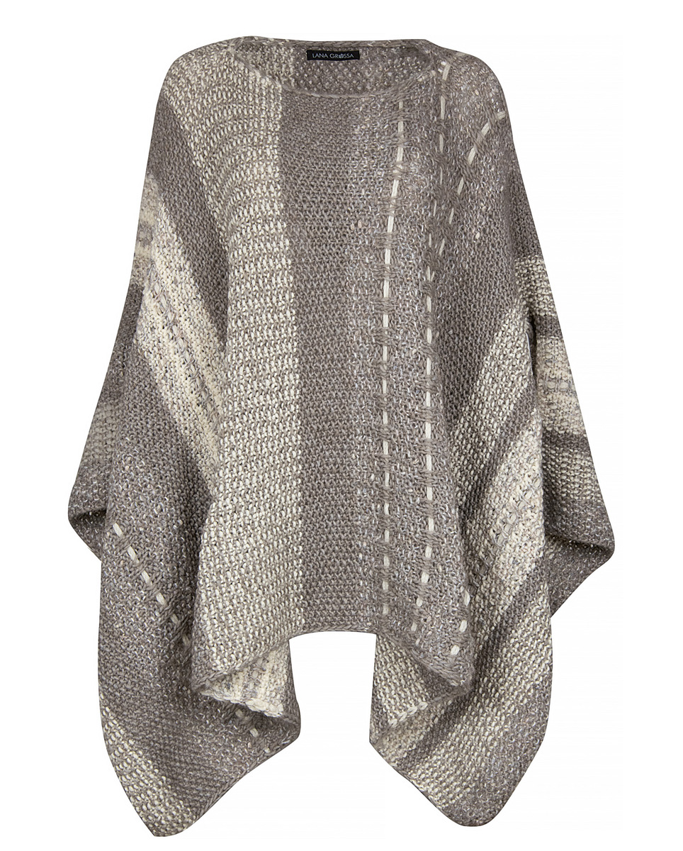 Lana Grossa PONCHO Alta Moda Cashmere 16/Cool Air/Fluffy | ABOUT BERLIN ...