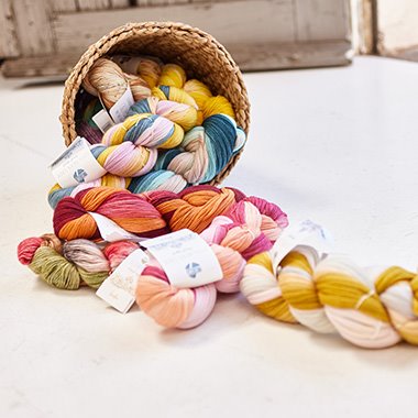 Hand-dyed <br> yarns