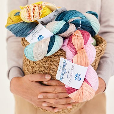 Hand-dyed <br> yarns